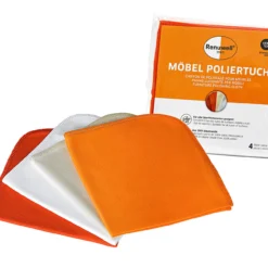 Renuwell Möbel-Regenerator, 500 ml oder Möbelpflegetücher, 4er-Set