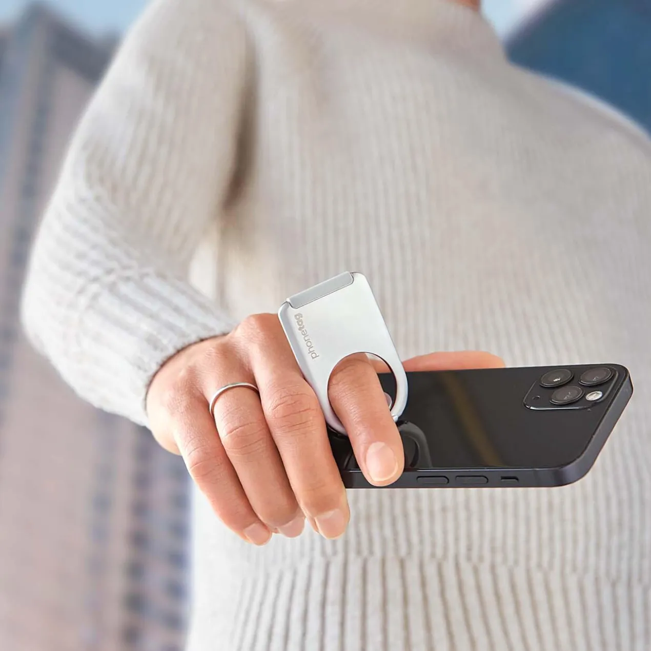 Ringhalter mit Smartphone-Ständer