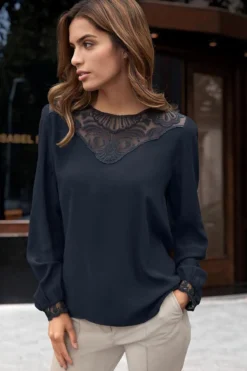 Rosemunde Copenhagen Spitzenbluse