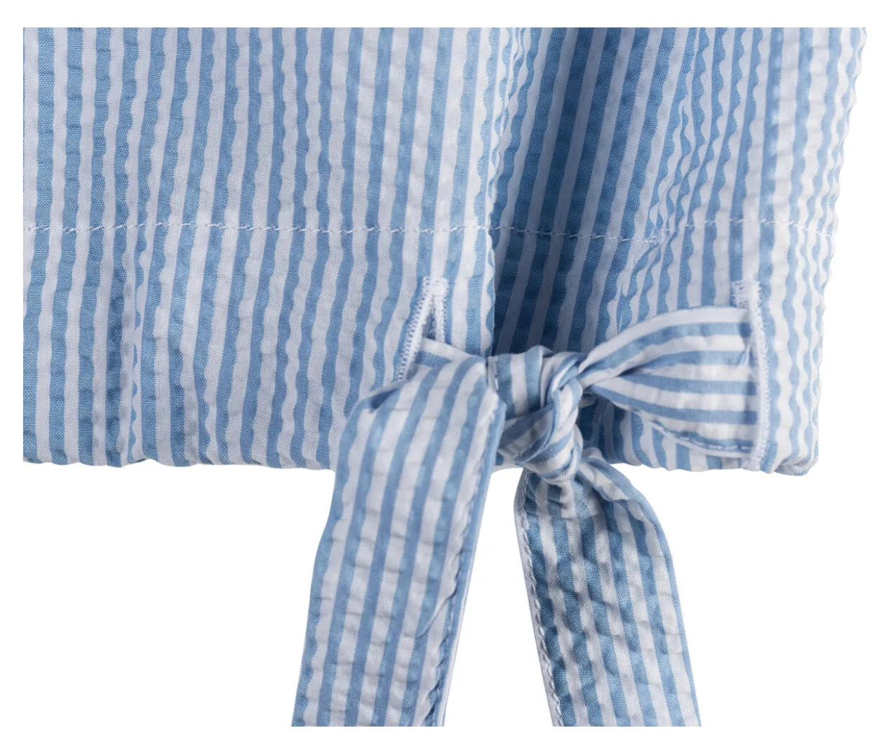 Rossana Diva Seersucker-Boxy-Bluse
