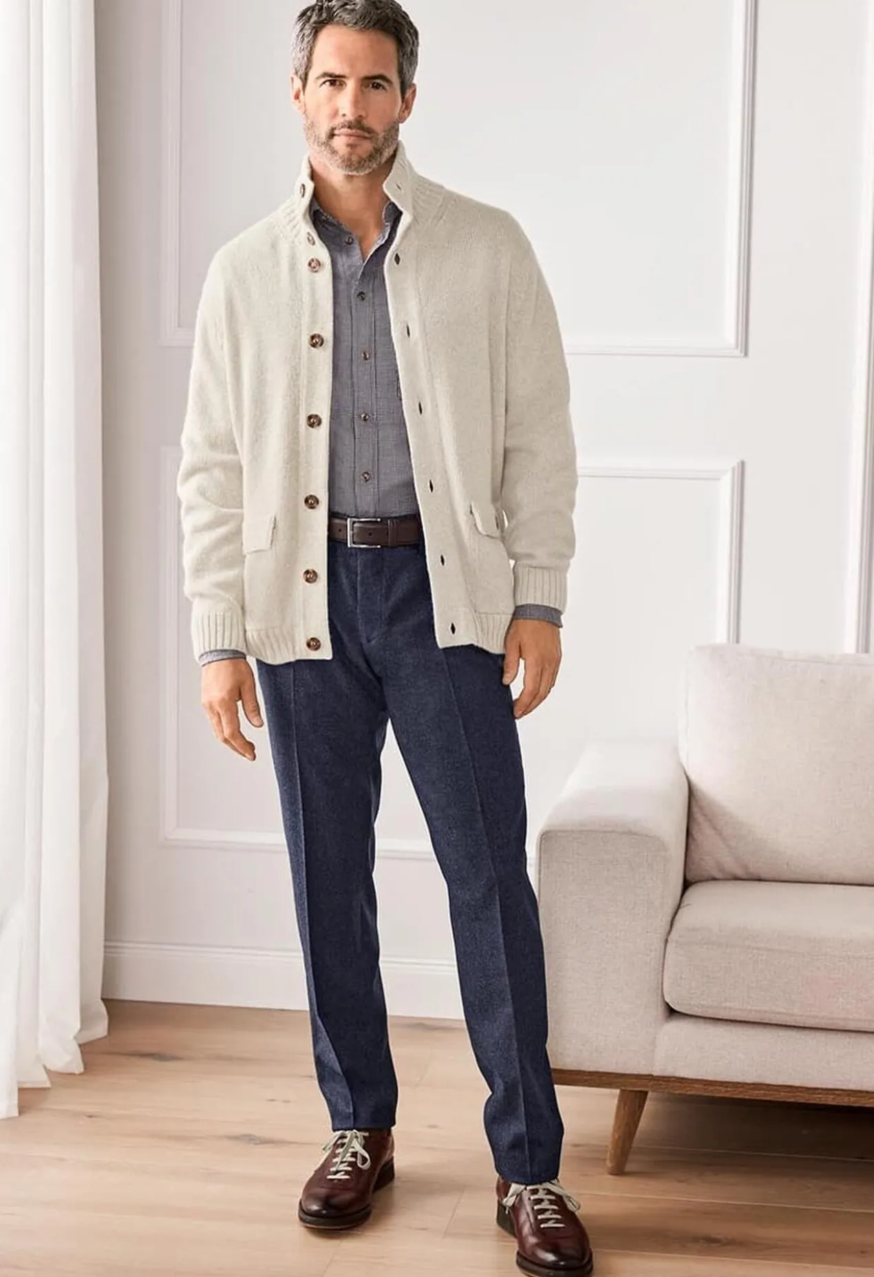 Royal-Alpaka Strickjacke