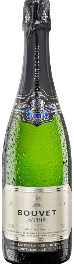 Saphir 2023, Bouvet Ladubay, Saumur Brut AOP, Frankreich