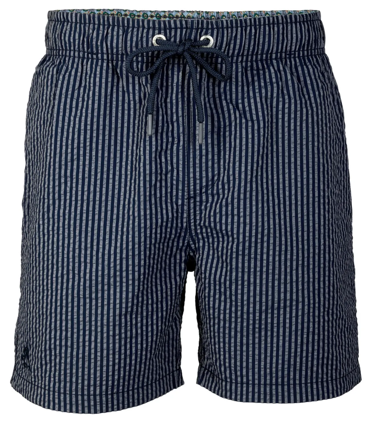 Seersucker-Badeshorts