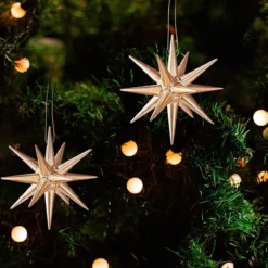 Seiffener Weihnachtssterne, 6er-Set