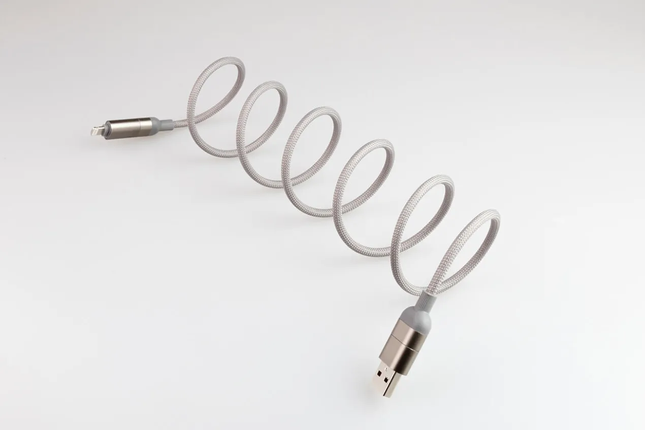 Selbstfixierendes Daten-/Ladenkabel, 100 cm