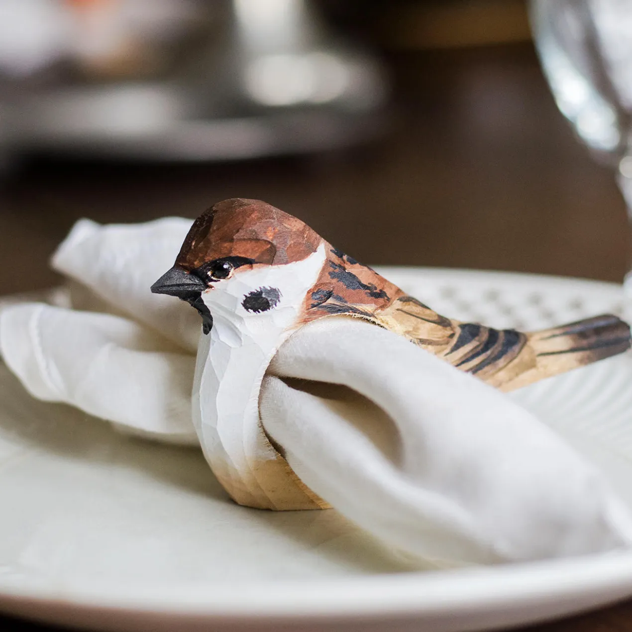 Serviettenringe Vögel, 6er-Set