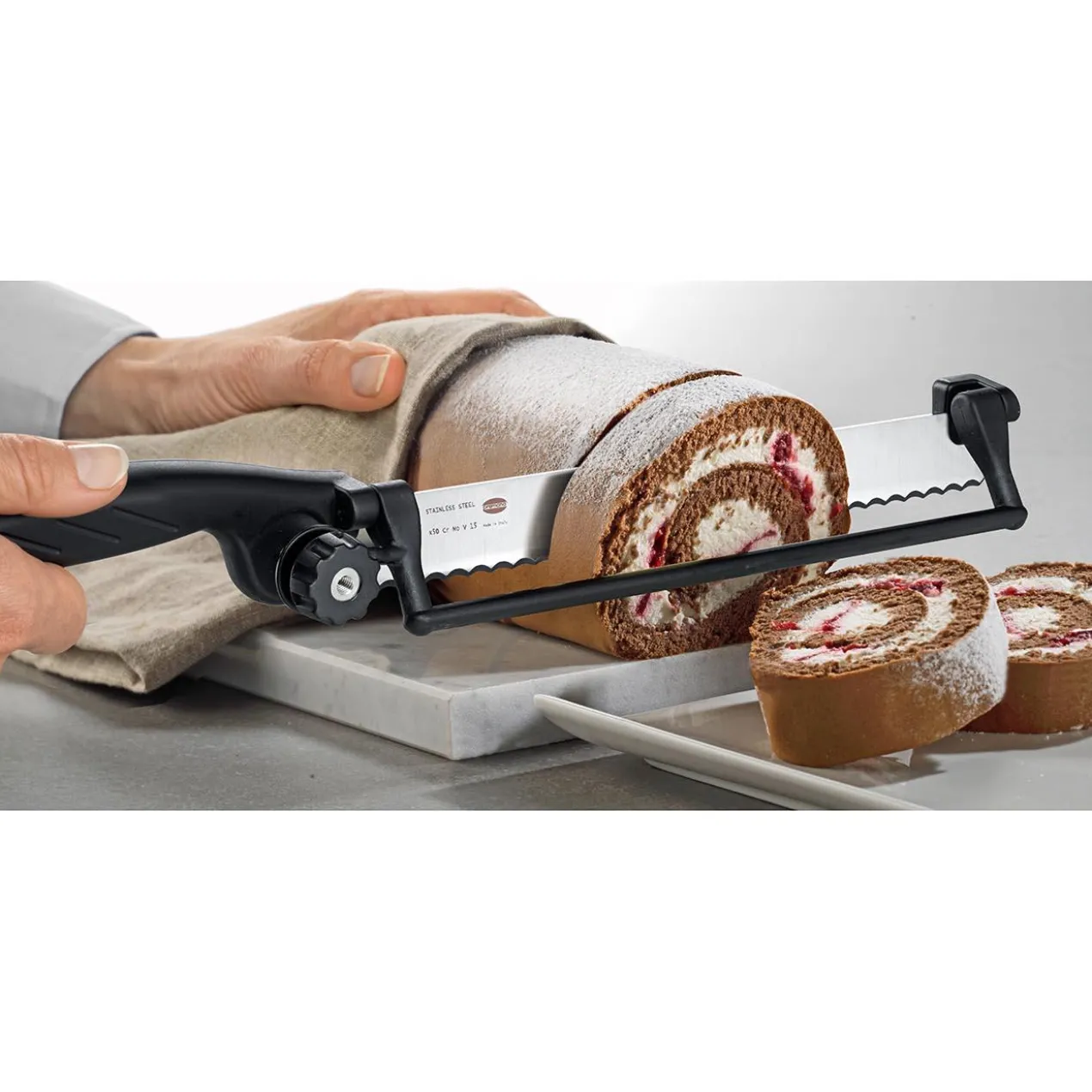Sägemesser mit Schnittführung