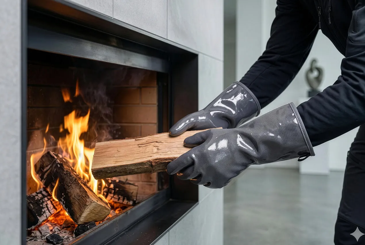 Silikon Grill- und Hitzeschutzhandschuhe, 1 Paar