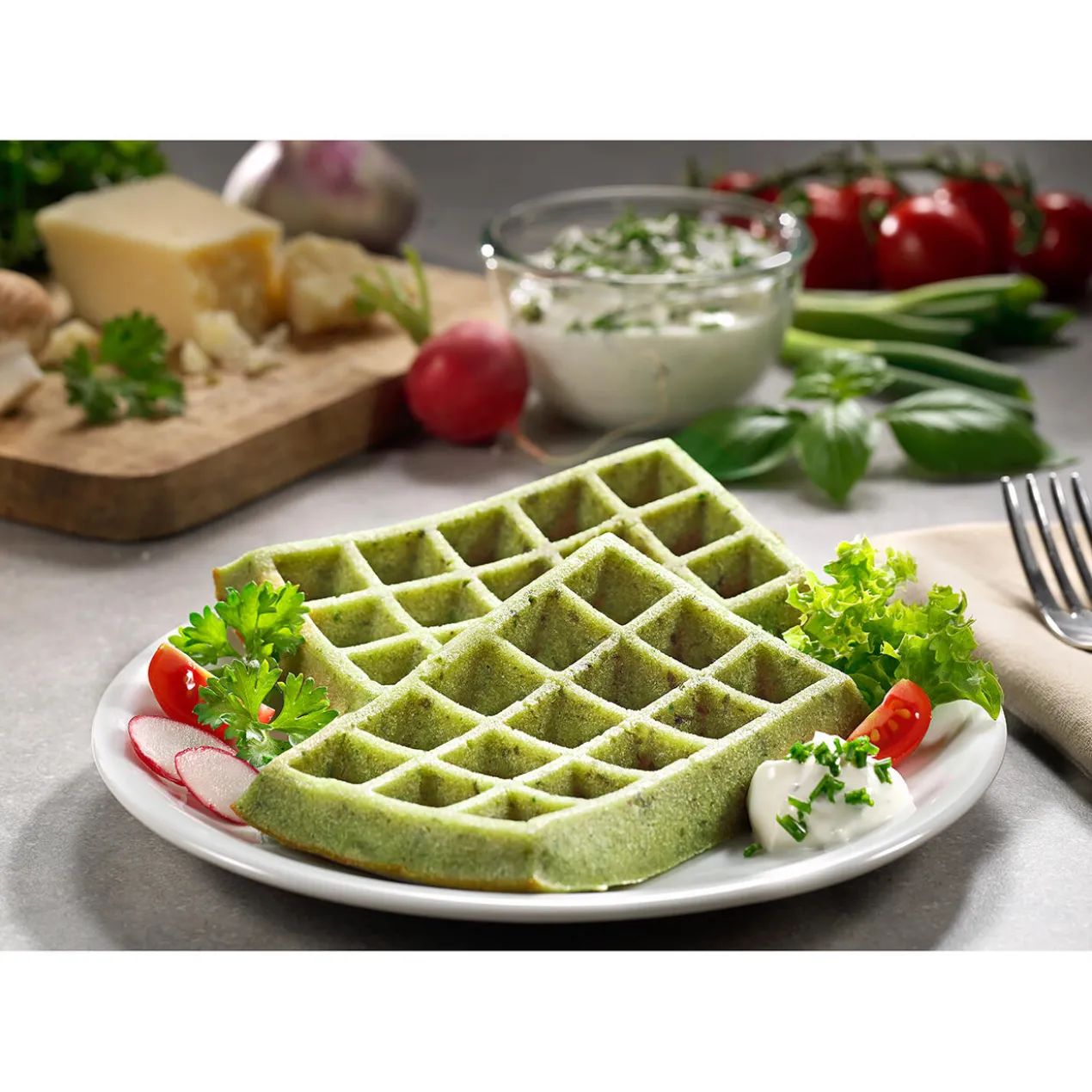 Silikon Waffel-Backform, 2er-Set