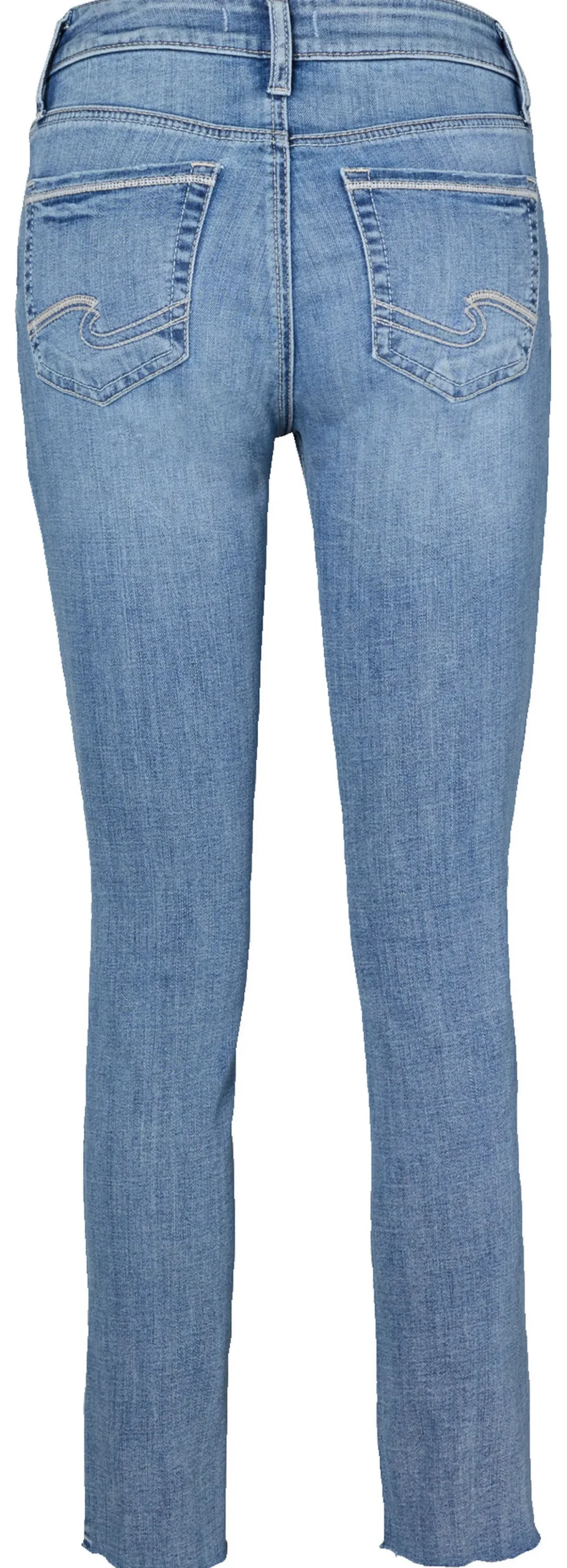 Silver Suki Straight-Jeans