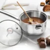 Simmertopf mit Glasdeckel