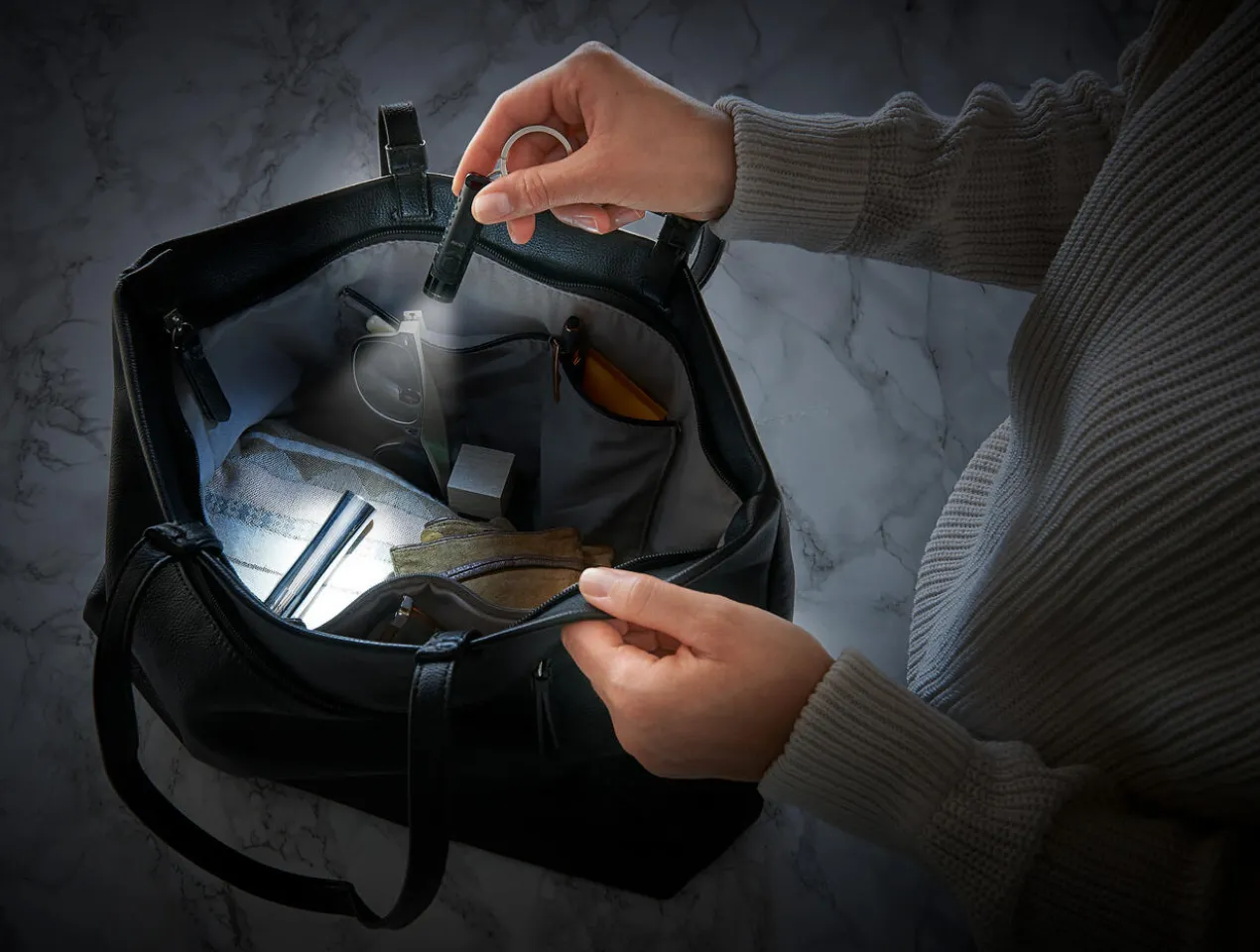 Smarte Mikro-Taschenlampe