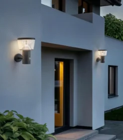 Solar-Boden oder Wandleuchte 600 Lumen