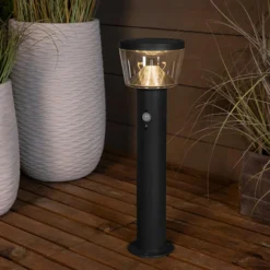 Solar-Boden oder Wandleuchte 600 Lumen
