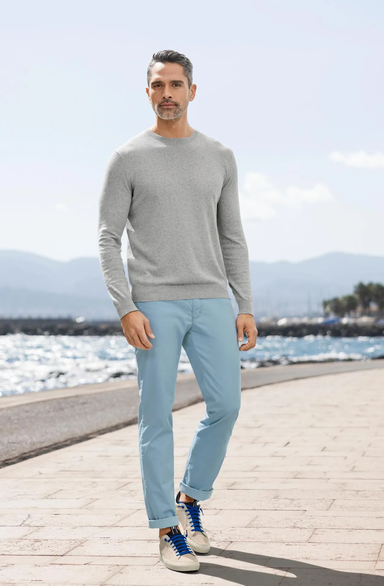 Sommer-Tweed-Pullover