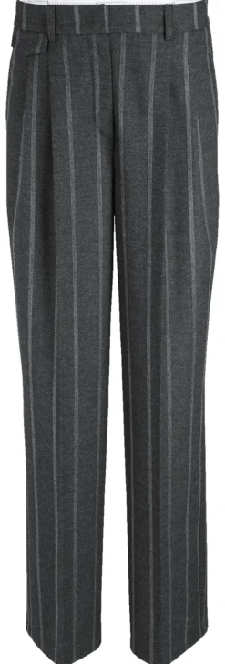 st.Ann Flexible Wide-leg-Nadelstreifenhose