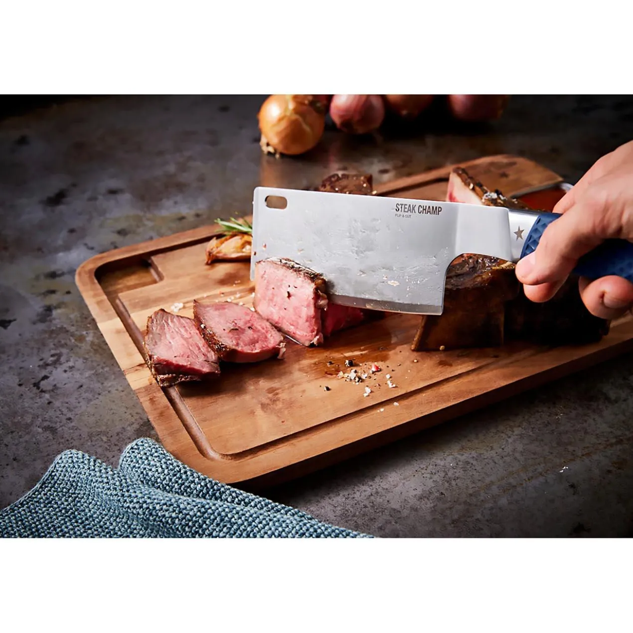 SteakChamp Flip & Cut