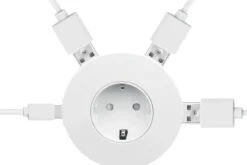 Steckdoseneinsatz mit 4 USB-Ports