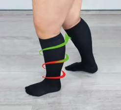 Stütz-Kniestrümpfe XL, 2 Paar