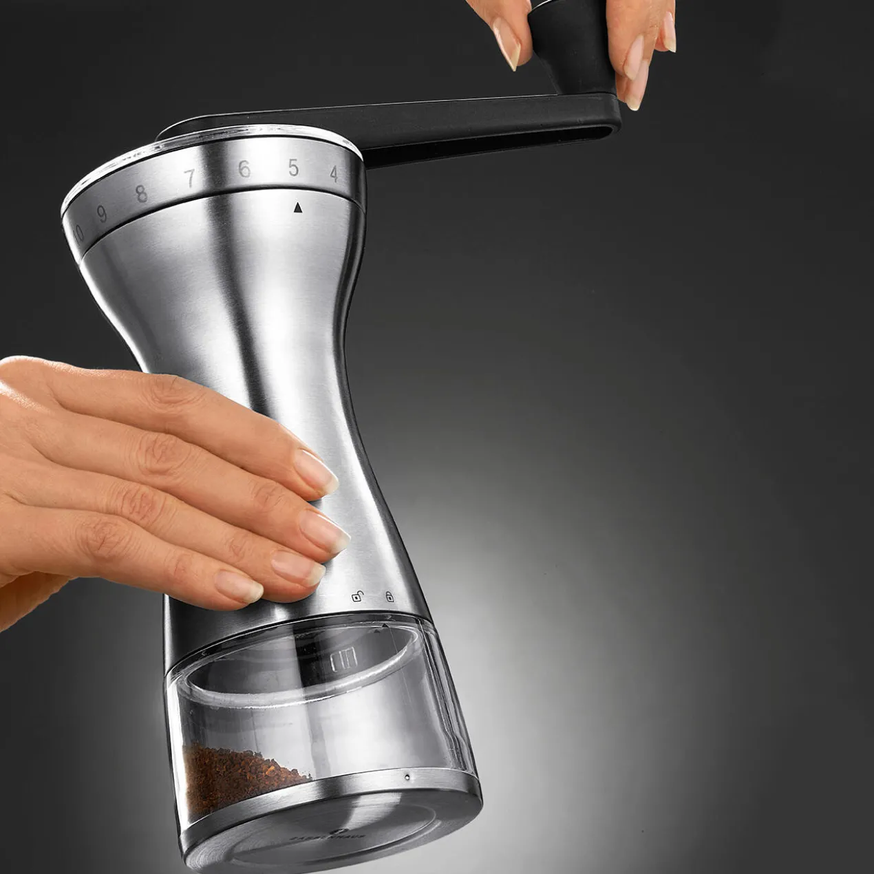 18-Stufen-Hand-Kaffeemühle