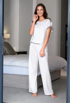 swiss+cotton Damen-Pyjama