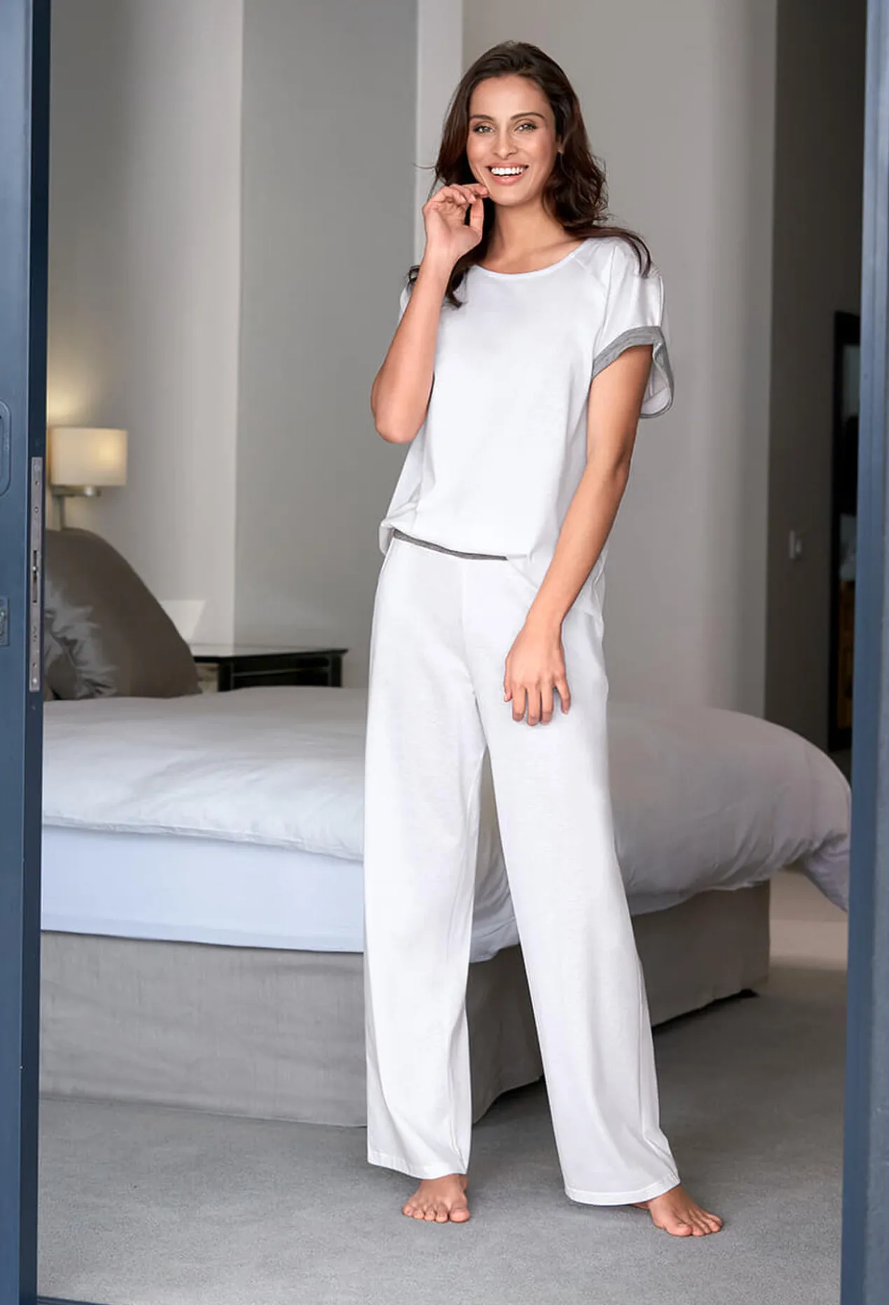 swiss+cotton Damen-Pyjama