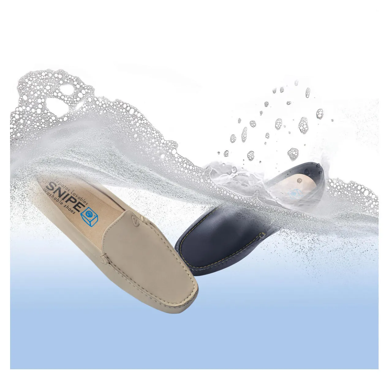 Waschbare Snipe®-Lederslipper