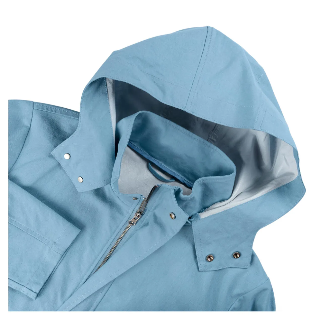 Wetterfester Leinen-Parka