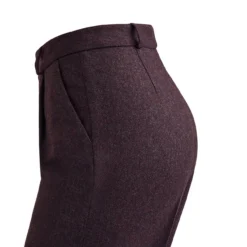 Wide-leg-Schurwollhose