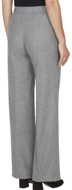 Wide-leg-Schurwollhose