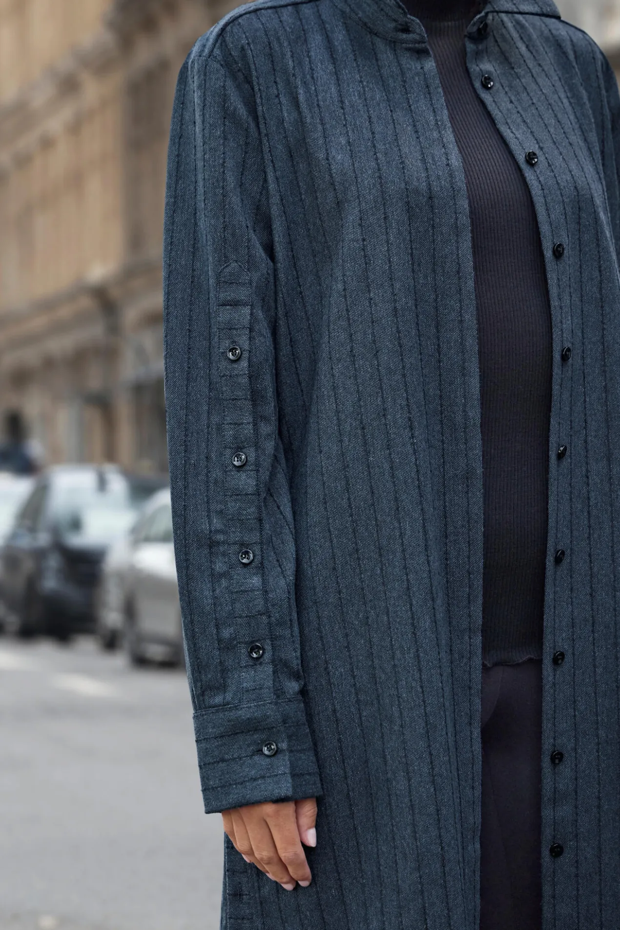 Winter-Longblusen-Kleid