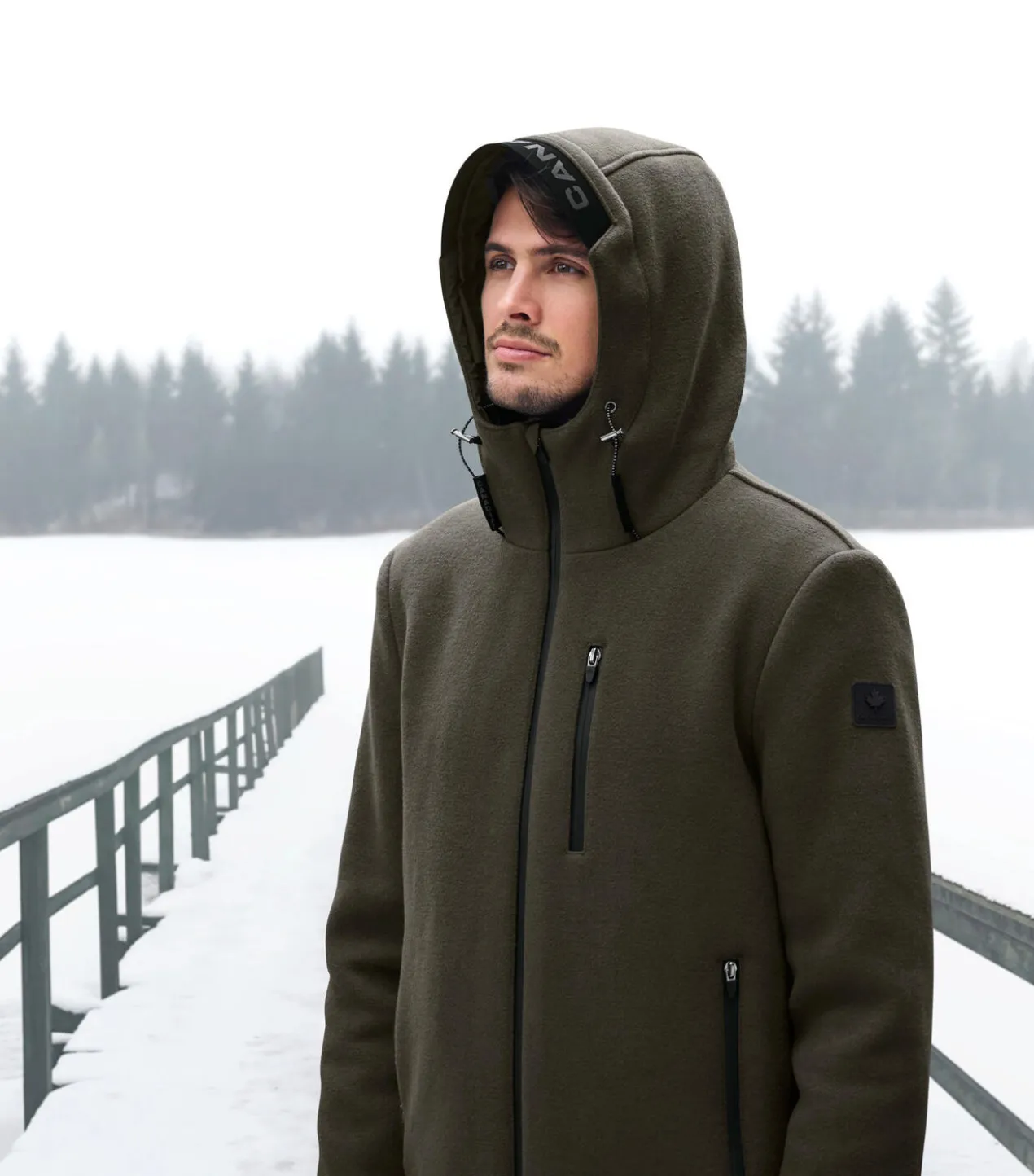 Woll-Fleecejacke