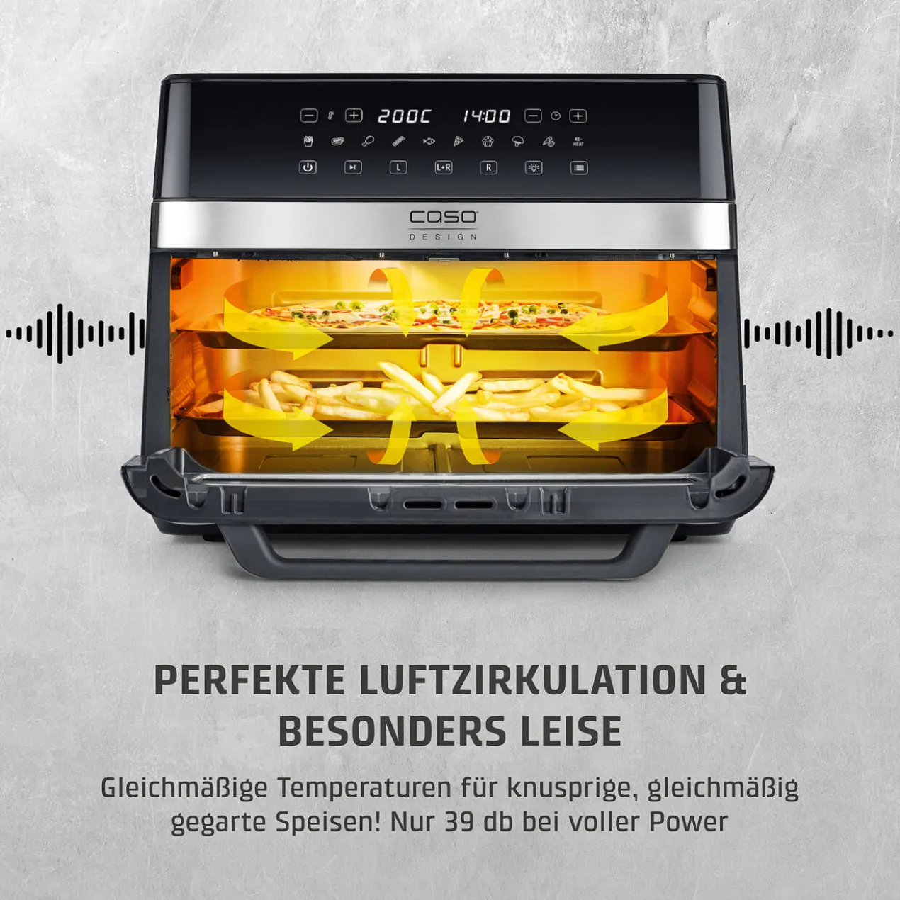 XXL-Duo-Heißluftfritteuse